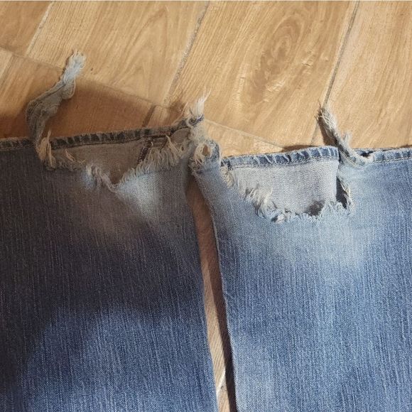 Ladies Silver Boot Cut Jeans - Picture 8 of 8